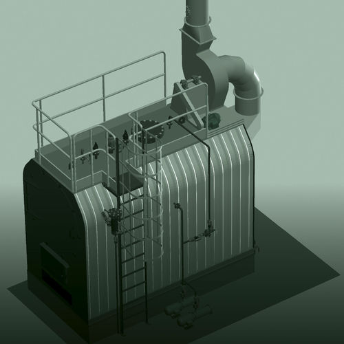饱和蒸汽锅炉 - VULCANO series - Engeman Steam Boilers LTda - 木材 / 紧凑型