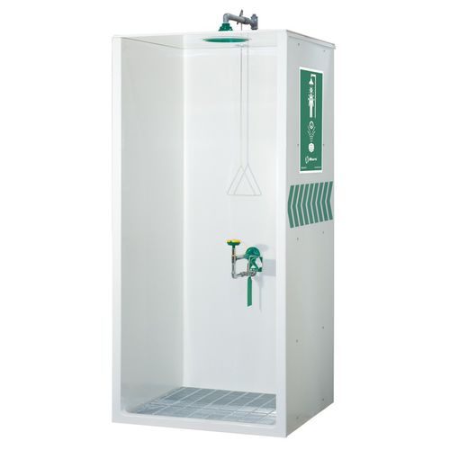 落地清洗间 - 8605WC - Haws Corporation - 带眼部/面部喷淋器