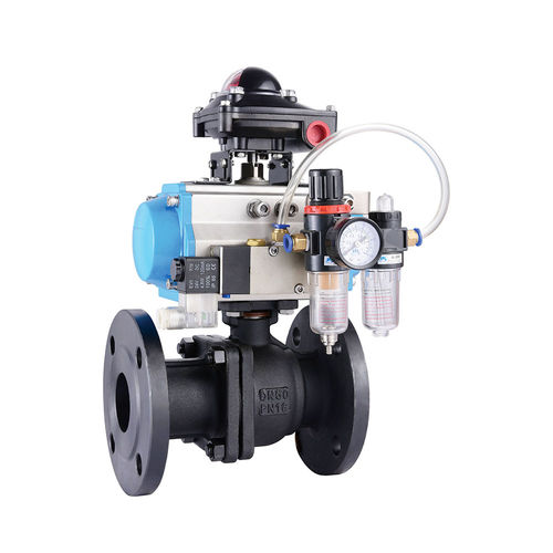 球形阀 - Q641F-16C - Yongkang Yonlin Industry & Trade Co.,Ltd Yongkang Lianggong Valve Co., Ltd. - 气动 / 控制 / 法兰