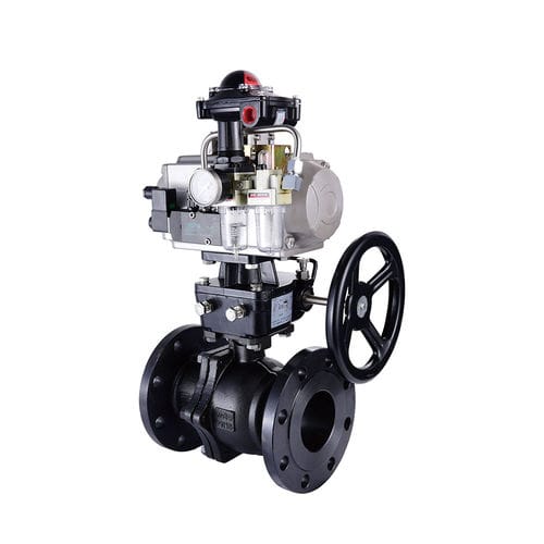 球形阀 - Q641F-16C - Yongkang Yonlin Industry & Trade Co.,Ltd Yongkang Lianggong Valve Co., Ltd. - 气动 / 控制 / 法兰