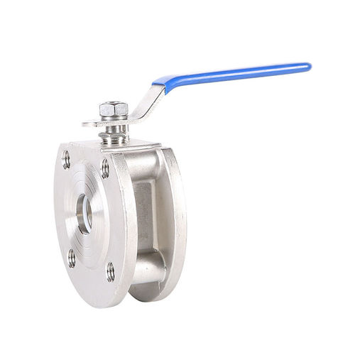 球形阀 - DQ71F-16P - Yongkang Yonlin Industry & Trade Co.,Ltd Yongkang Lianggong Valve Co., Ltd. - 杠杆操纵式 / 晶片 / 不锈钢