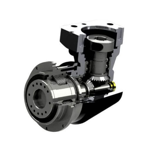 行星伺服减速机 - ADR90 - Newstart Planetary Gear Boxes Co.,Ltd. - 螺旋齿轮 / 正交 / 垂直输出轴