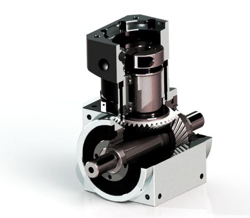 斜齿斜轴齿轮箱 - PW110L2 - Newstart Planetary Gear Boxes Co.,Ltd. - 空心轴 / 正交 / 输出轴