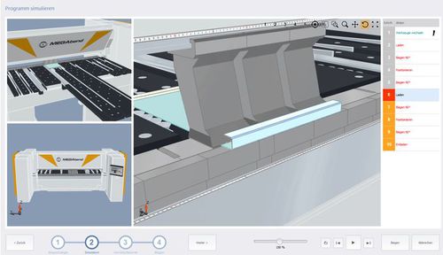 模拟软件 - MEGAbend  - RAS Reinhardt Maschinenbau GmbH - 网络 / 机器 / 3D