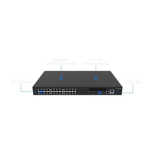 管理型网络交换机 - SW2400P - Cradlepoint - 30端口式 / 局域网LAN / 嵌入式