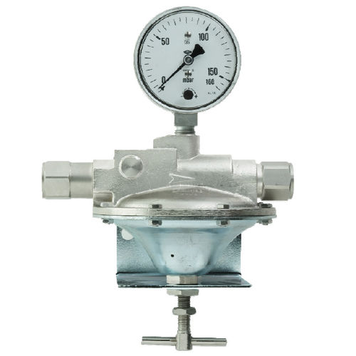 气体压力调节器 - FHR series - Hornung GmbH - 隔膜 / 单级 / 模拟
