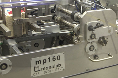 泡罩装盒机 - MP160 - Monolab Srl - 侧面 / 医疗 / 用于制药业