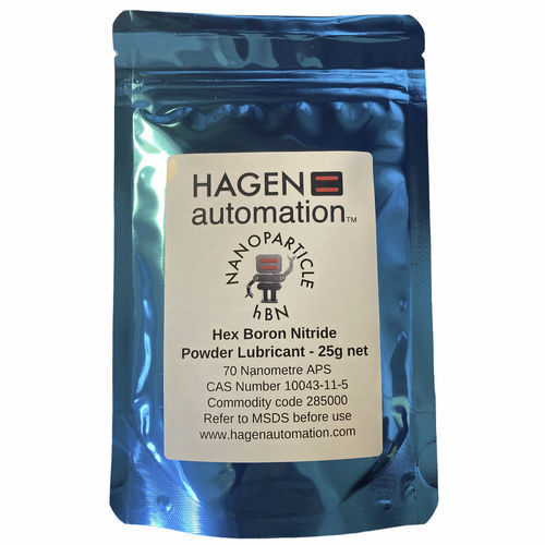 粉末固体润滑剂 - Hagen Automation Ltd - 氮化硼 / 用于锻造 / 化妆品产业