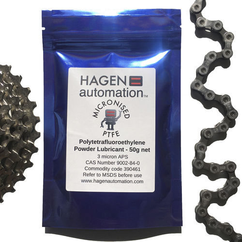粉末固体润滑剂 - Hagen Automation Ltd - PTFE / 用于链条 / 高性能