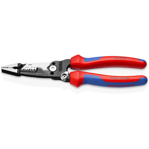 切割剥皮钳 - 13 72 8 - KNIPEX - 用于电缆 / 钢