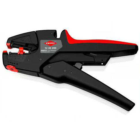自行调整剥皮钳 - 12 40 200 - KNIPEX - 用于电缆 / 用于线 / 钢