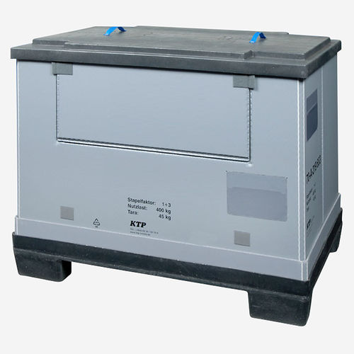 塑料货盘箱 - Quad Box Duo - KTP Kunststoff Palettentechnik - 运输 / 折叠 / 带盖