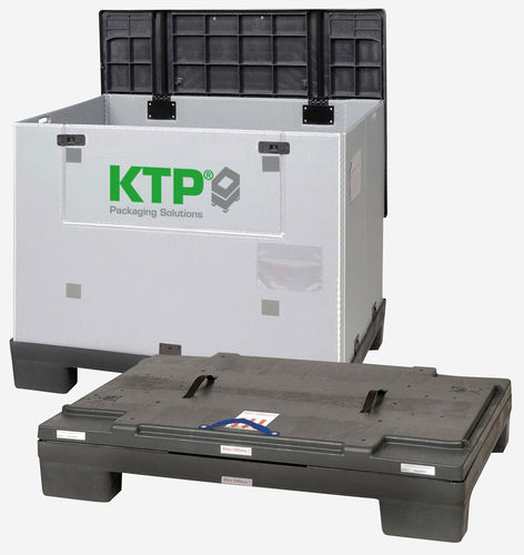塑料货盘箱 - Super Quad Box SmartFix® - KTP Kunststoff Palettentechnik - 运输 / 折叠 / 可叠放