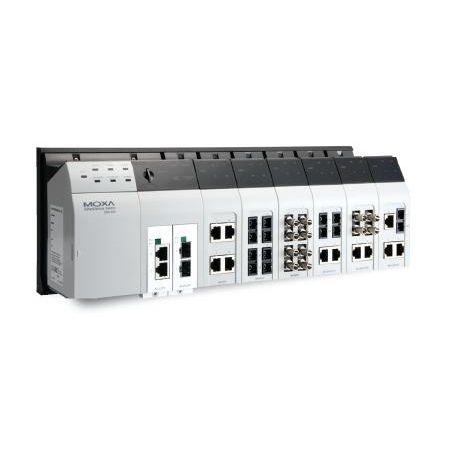 管理型网络交换机 - EDS-828 - Moxa Europe - 14 端口式 / 千兆 / 2 级