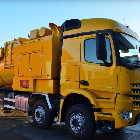 真空抽吸卡车 - CENTURION™ LN - DISAB Vacuum Technology - 4车轴 / 柴油机