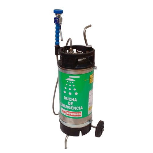 移动式工业淋浴器 - 6060EVO-C - EPITECNICA EUROPA, S.L. - 带洗眼器 / 带存储罐 / 用于实验室