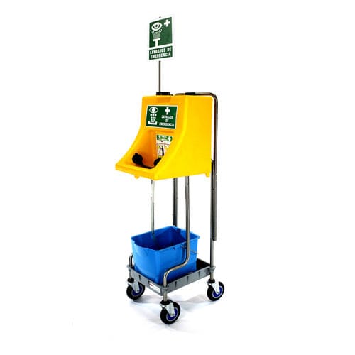 手提式洗眼器 - 6684-DW397 - EPITECNICA EUROPA, S.L. - 移动式 / 塑料 / 带存储罐