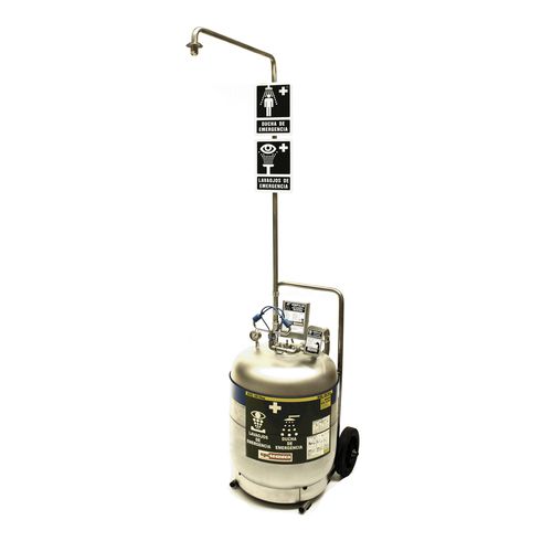 手提式工业淋浴器 - 6100DUCHA - EPITECNICA EUROPA, S.L. - 移动式 / 带洗眼器 / 带存储罐