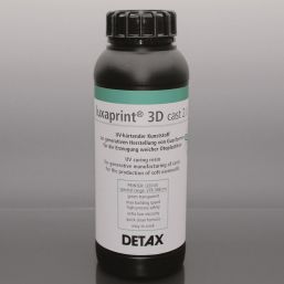 硅胶3D打印树脂 - Luxaprint® 3D cast 2.0 - DETAX - 绿色 / 用于助听器