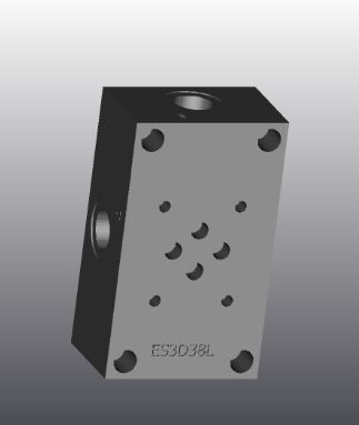 铸铁底盘 - ES3D38L - EUROFLUID HYDRAULIC SRL - 矩形 / Cetop 3 / 液压