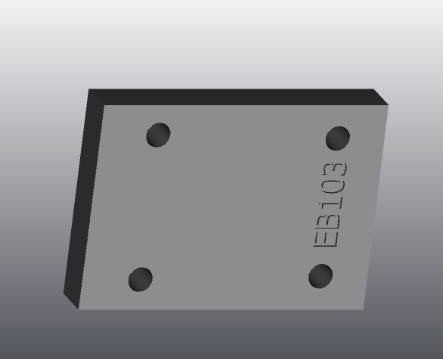铸铁底盘 - EB103 - EUROFLUID HYDRAULIC SRL - 矩形 / Cetop 3 / 液压