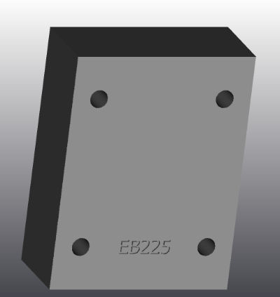铸铁底盘 - EB225 - EUROFLUID HYDRAULIC SRL - 矩形 / Cetop 5 / 液压