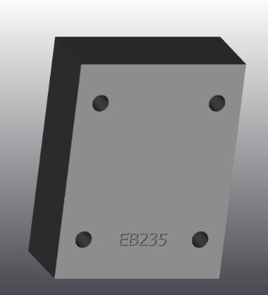 铸铁底盘 - EB235 - EUROFLUID HYDRAULIC SRL - 矩形 / Cetop 5 / 液压