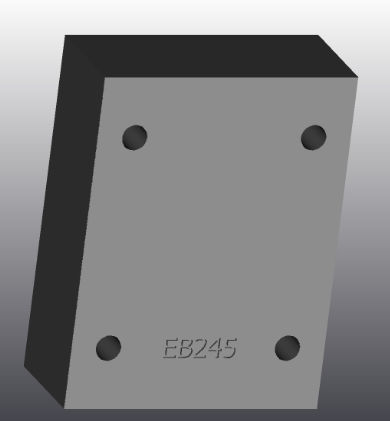 铸铁底盘 - EB245 - EUROFLUID HYDRAULIC SRL - 矩形 / Cetop 5 / 液压