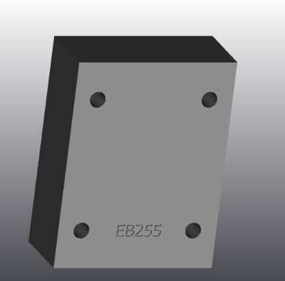 铸铁底盘 - EB255 - EUROFLUID HYDRAULIC SRL - 矩形 / Cetop 5 / 液压