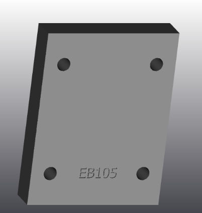 铸铁底盘 - EB105 - EUROFLUID HYDRAULIC SRL - 矩形 / Cetop 5 / 液压