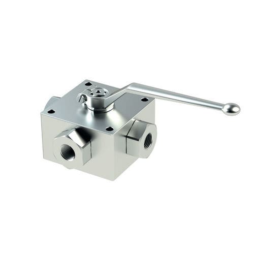 球形阀 - RAS4-NPT series - Oleoweb Srl - 杠杆操纵式 / 流量控制 / 用于油