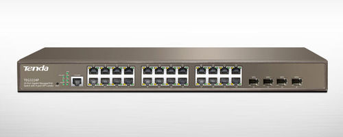 管理型以太网交换机 - TEG3224P - Shenzhen Tenda Technology Co.,Ltd. - 14 端口式 / 无线连接 / SFP+