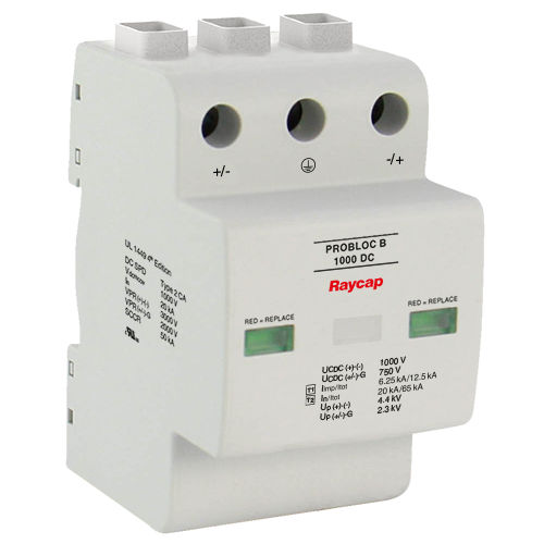 2型避雷器 - ProBloc B 1000 DC - Raycap - 1 型 / 1CA型 / 用于电网