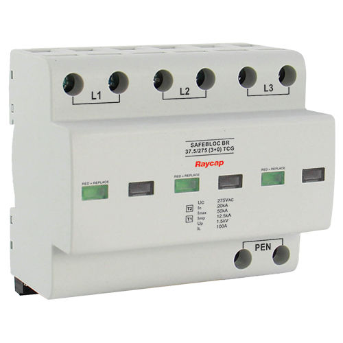 2型避雷器 - SafeBloc B(R) TCG - Raycap - 1 型 / II 级 / I 级
