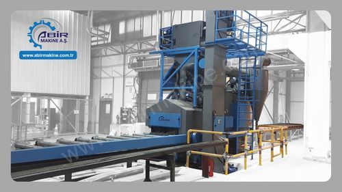 滚筒输送机抛丸机 - SPK series - ABİR MAKİNE A.Ş. - 涡轮 / 空中传送装置 / 用于型材