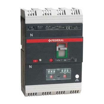 模壳式断路器 - F12R series - Federal Elektrik - 磁性-热 / 接地漏电 / 4极