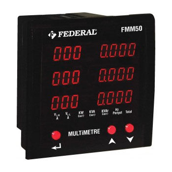 数字万用表 - FMM50 series - Federal Elektrik - 面板式
