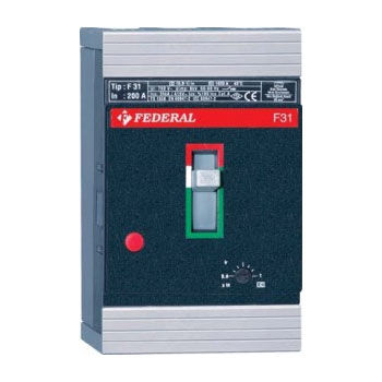 磁性-热断路器 - F31 series - Federal Elektrik - 3极 / 模壳式 / 固定