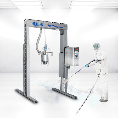 振动吨袋卸料机 - Oktomat® SOS INOX - HELIOS Gerätebau für Kunststofftechnik GmbH - 食品工业