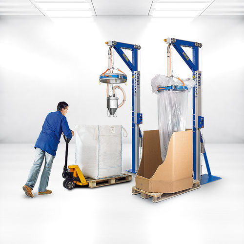 散装吨袋卸料机 - Oktomat® ECO - HELIOS Gerätebau für Kunststofftechnik GmbH - 振动 / 自动 / 带起重装置