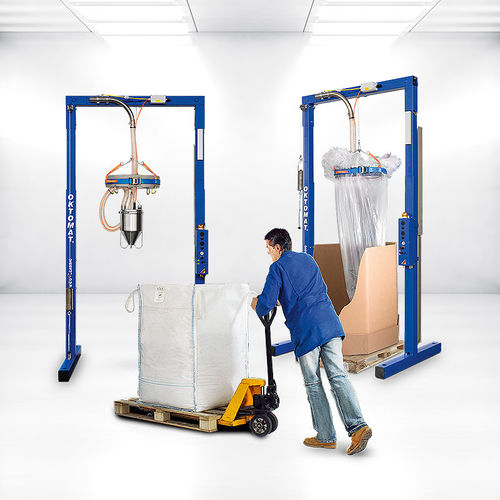 散装吨袋卸料机 - Oktomat® ECO Classic - HELIOS Gerätebau für Kunststofftechnik GmbH - 振动 / 自动 / 带起重装置