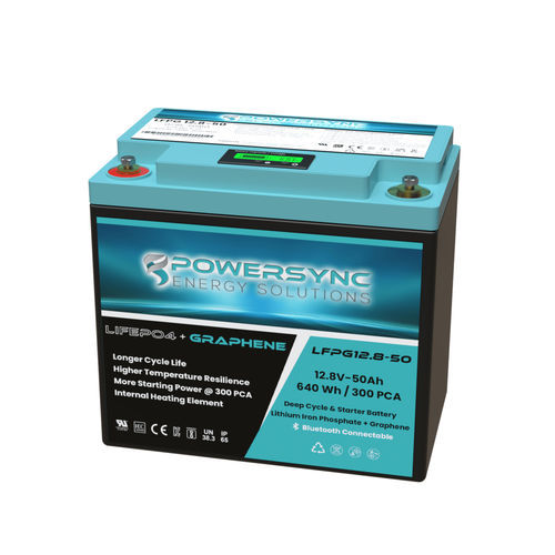 LiFePO4电池 - LFPG12.8-50 - POWERSYNC Energy Solutions - 棱柱形 / 12V / IEC