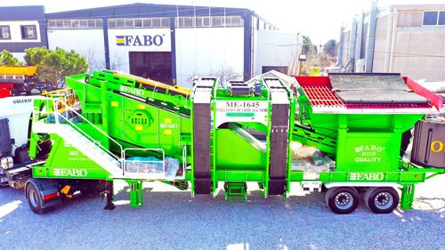 移动式破碎筛选设备 - ME 2050 series - Fabo Crushing Screening & Concrete Plants - 砂石生产