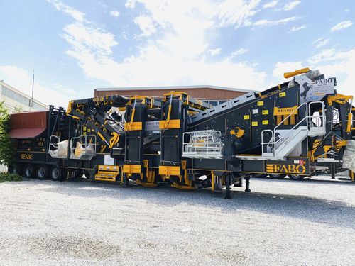 冲击破碎筛选设备 - PRO-150 - Fabo Crushing Screening & Concrete Plants - 移动式 / 大容量 / 石头