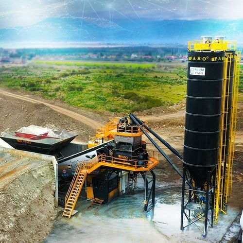 移动式混凝土搅拌站 - TURBOMIX-100 - Fabo Crushing Screening & Concrete Plants - 自动