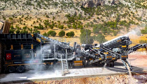 冲击破碎筛选设备 - PRO-150 - Fabo Crushing Screening & Concrete Plants - 移动式 / 大容量 / 石灰石