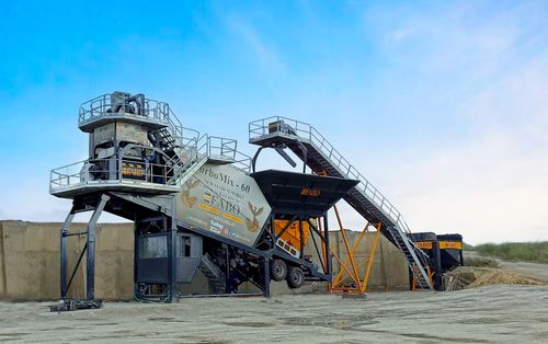 移动式混凝土搅拌站 - TURBOMIX-60 - Fabo Crushing Screening & Concrete Plants - 自动