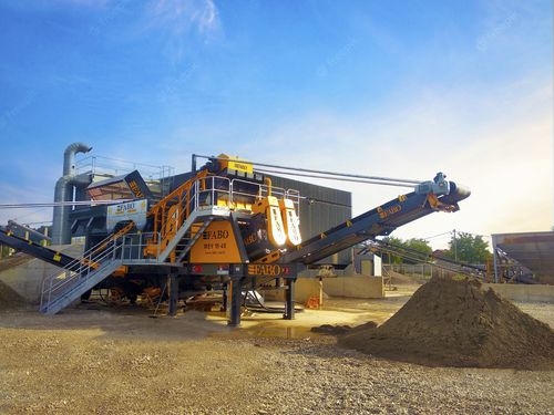 清洗机筛选机 - MEY-1645 SAND - Fabo Crushing Screening & Concrete Plants - 移动式 / 振动 / 用于散料