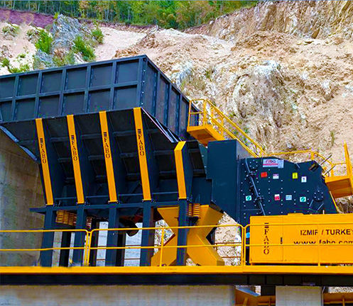反击破碎机 - PDK-100 - Fabo Crushing Screening & Concrete Plants - 固定式 / 初级 / 大容量
