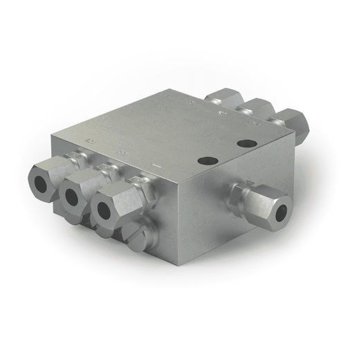 润滑油累进式分配器 - VPB - SKF Lubrication Systems Germany GmbH - 模块化 / 不锈钢 / 紧凑型